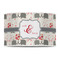 Elephants in Love 12" Drum Lampshade - FRONT (Poly Film)