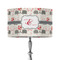 Elephants in Love 12" Drum Lampshade - ON STAND (Fabric)