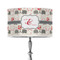 Elephants in Love 12" Drum Lamp Shade - Poly-film (Personalized)