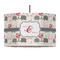 Elephants in Love 12" Drum Pendant Lamp - Fabric (Personalized)
