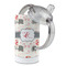 Elephants in Love 12 oz Stainless Steel Sippy Cups - Top Off