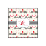 Elephants in Love Wood Print - 12x12 (Personalized)