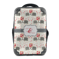 Elephants in Love 15" Hard Shell Backpack (Personalized)
