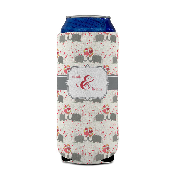 Elephants in Love 16oz Can Sleeve - FRONT (on can)