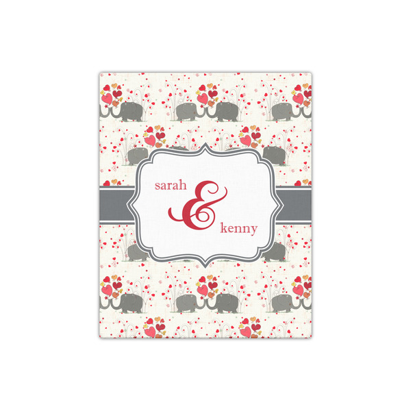 Elephants in Love 16x20 - Canvas Print - Front View