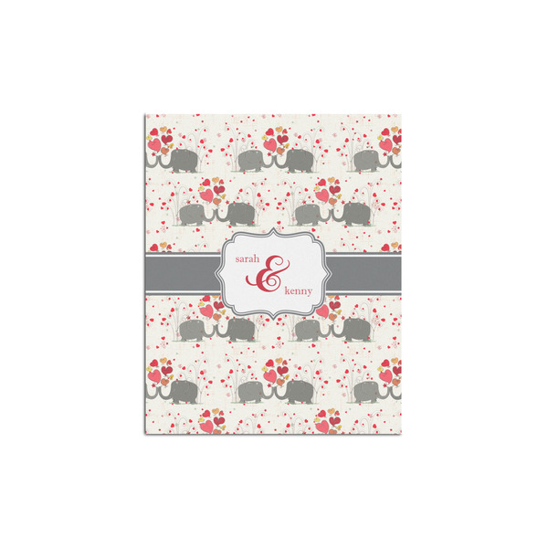 Custom Elephants in Love Poster - Multiple Sizes (Personalized)