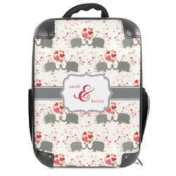 Elephants in Love 18" Hard Shell Backpack (Personalized)