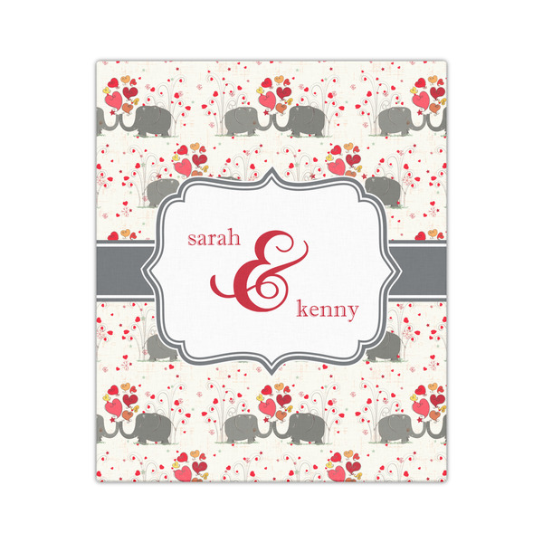 Elephants in Love 20x24 - Canvas Print - Front View