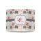 Elephants in Love 8" Drum Lampshade - FRONT (Poly Film)