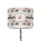 Elephants in Love 8" Drum Lamp Shade - Poly-film (Personalized)
