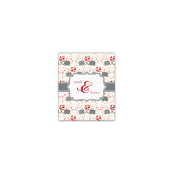 Elephants in Love Canvas Print - 8x10 (Personalized)