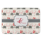 Elephants in Love Anti-Fatigue Kitchen Mat (Personalized)