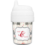 Elephants in Love Baby Sippy Cup (Personalized)