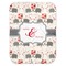 Elephants in Love Baby Swaddling Blanket (Personalized)