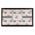Elephants in Love Bar Mat - Small (Personalized)