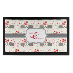 Elephants in Love Bar Mat - Small (Personalized)