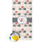 Elephants in Love Beach Towel (Personalized)
