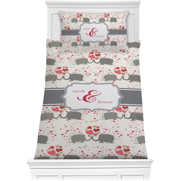 Elephants in Love Bedding Set (Twin)