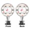 Elephants in Love Bottle Stopper - Front and Back