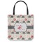 Elephants in Love Canvas Tote Bag - Small - 13"x13" (Personalized)