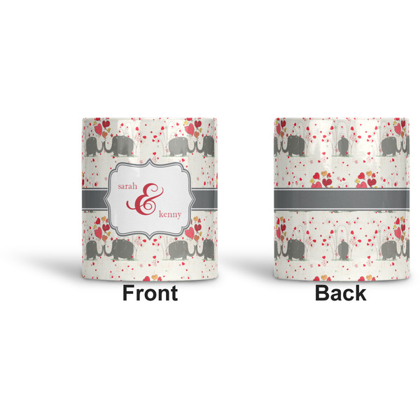 Elephants in Love Ceramic Pen Holder - Apvl