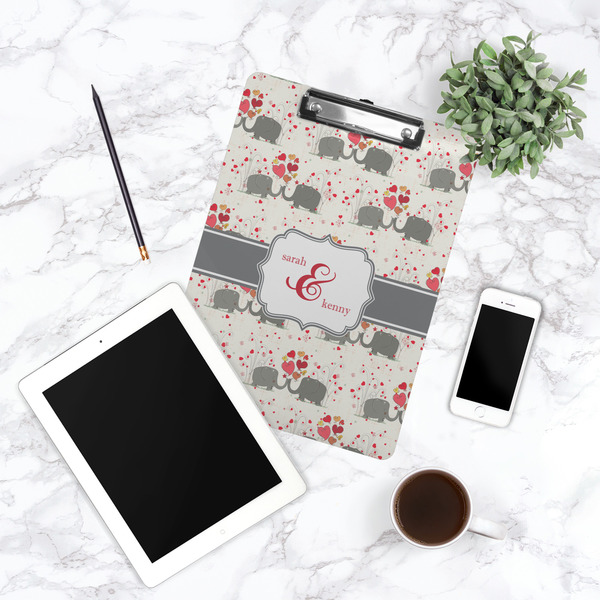 Elephants in Love Clipboard - Lifestyle Photo