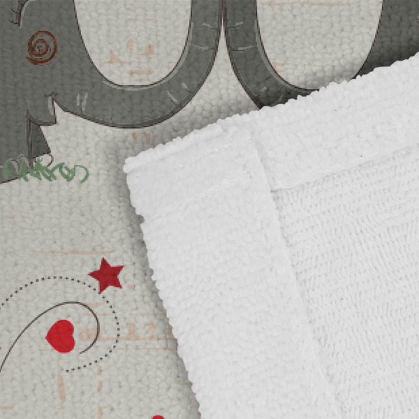 Elephants in Love Close up of Fabric