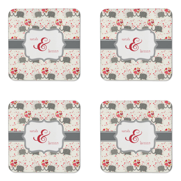 Elephants in Love Coaster Set - APPROVAL