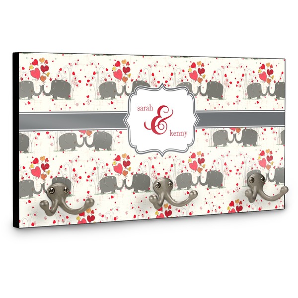 Elephants in Love Coat Hanger Main