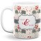Elephants in Love Coffee Mug - 11 oz - Full- White