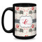 Elephants in Love Coffee Mug - 15 oz - Black