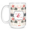 Elephants in Love Coffee Mug - 15 oz - White