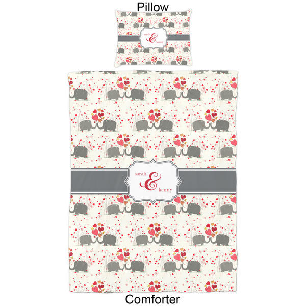 Elephants in Love Comforter Set - Twin - Approval