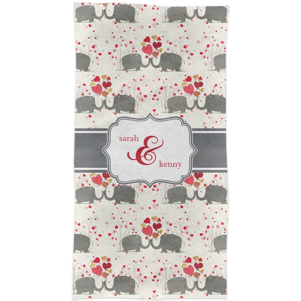 Elephants in Love Crib Comforter/Quilt - Apvl
