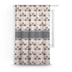 Elephants in Love Curtain