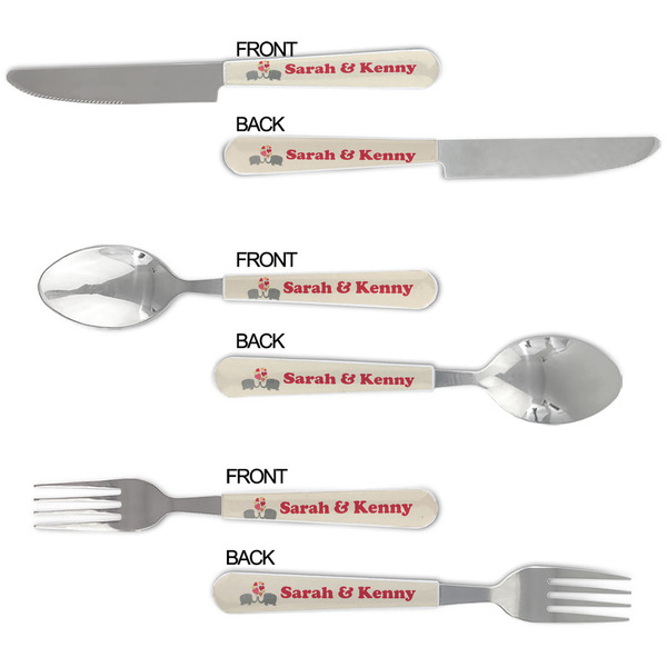 Elephants in Love Cutlery Set - APPROVAL