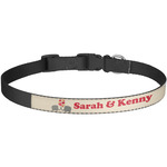 Elephants in Love Dog Collar - Large (Personalized)