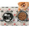 Elephants in Love Dog Food Mat - Small LIFESTYLE