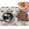 Elephants in Love Dog Food Mat - Small w/ Couple's Names