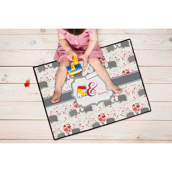 Elephants in Love Door Mats - LIFESTYLE kid