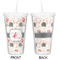 Elephants in Love Double Wall Tumbler with Straw - Approval