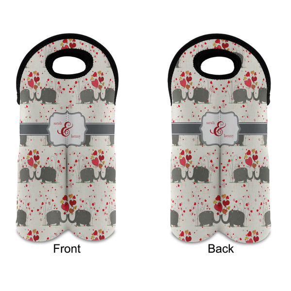 Elephants in Love Double Wine Tote - APPROVAL (new)