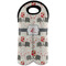 Elephants in Love Double Wine Tote - Front (new)
