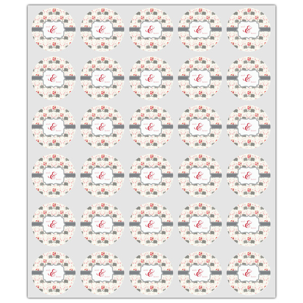 Elephants in Love Drink Topper - XSmall - Set of 30