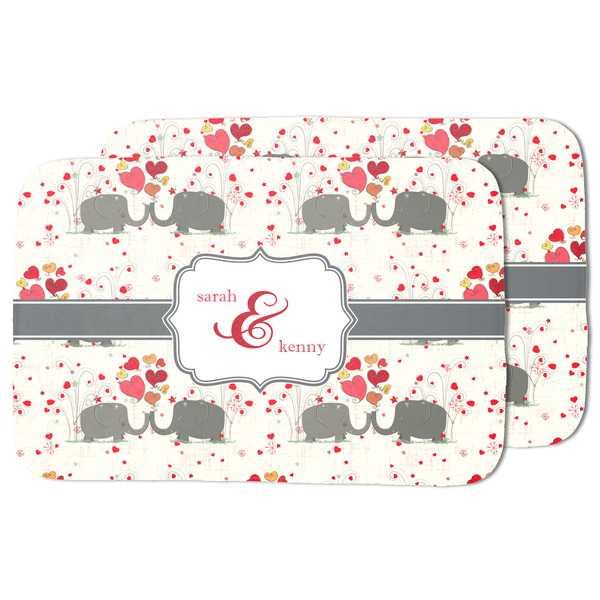 Elephants in Love Drying Dish Mat - MAIN