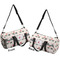 Elephants in Love Duffle bag large front and back sides