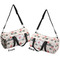 Elephants in Love Duffle bag small front and back sides