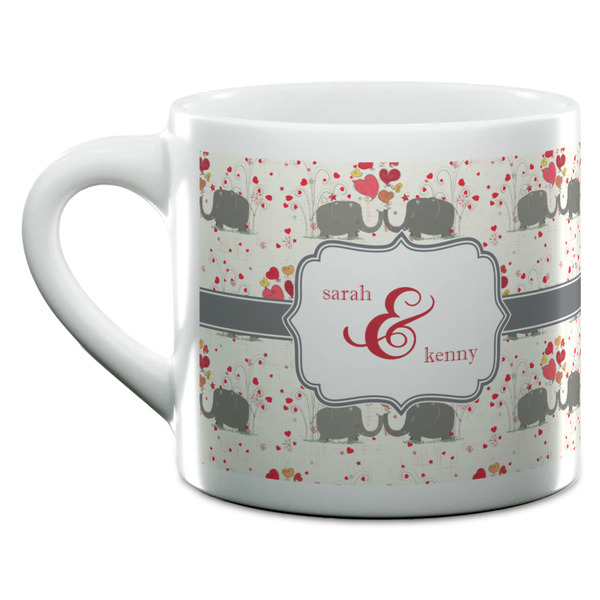 Elephants in Love Espresso Cup - 6oz (Double Shot) (MAIN)