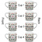 Elephants in Love Espresso Cup - 6oz (Double Shot Set of 4) APPROVAL
