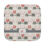 Elephants in Love Face Towel (Personalized)